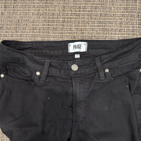 PAIGE Black Verdugo Ultra Skinny Jeans Classic Design - Picture 2 of 4